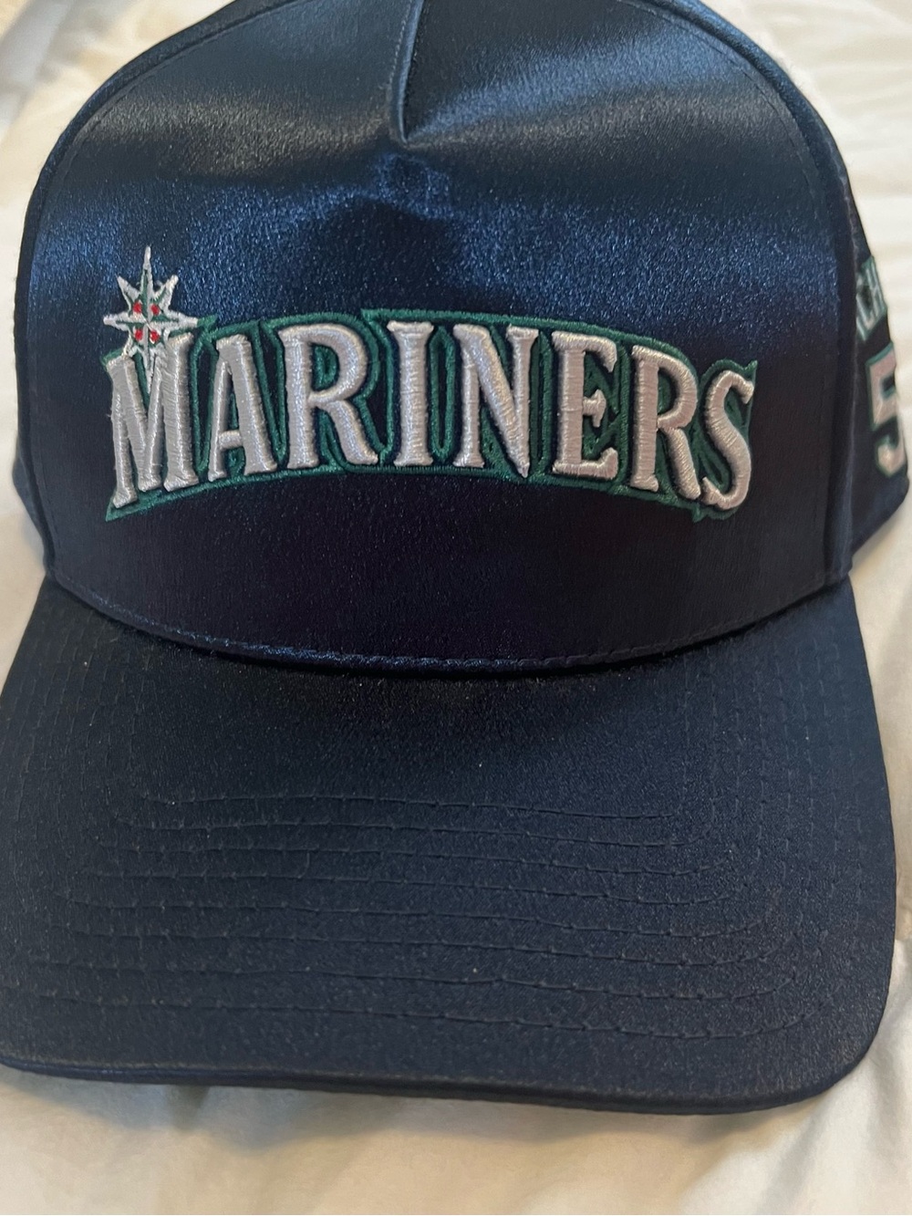 Topps Mariners Navy and Green Embroidered Baseball Cap